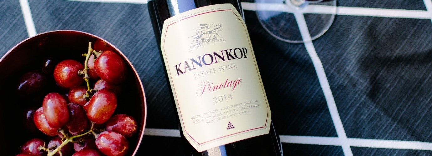 Featured wine and dish – Kanonkop Pinotage and Char-Grilled Venison with Plum Balsamic Reduction