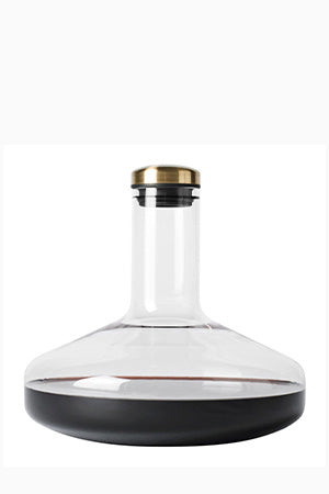 Menu Wine Breather Carafe Deluxe with Brass lid BraveNewWorld.Wine