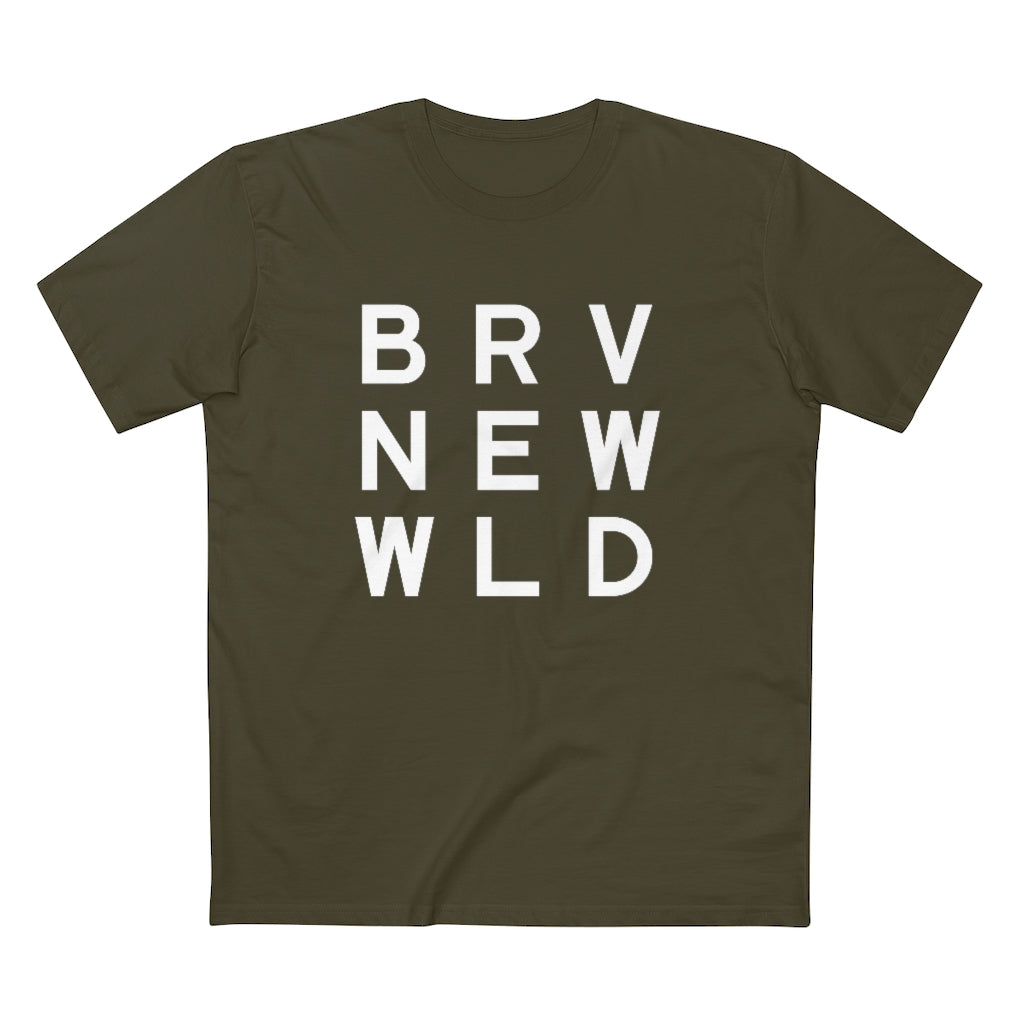 Brave Men&#39;s Staple Tee - White Logo