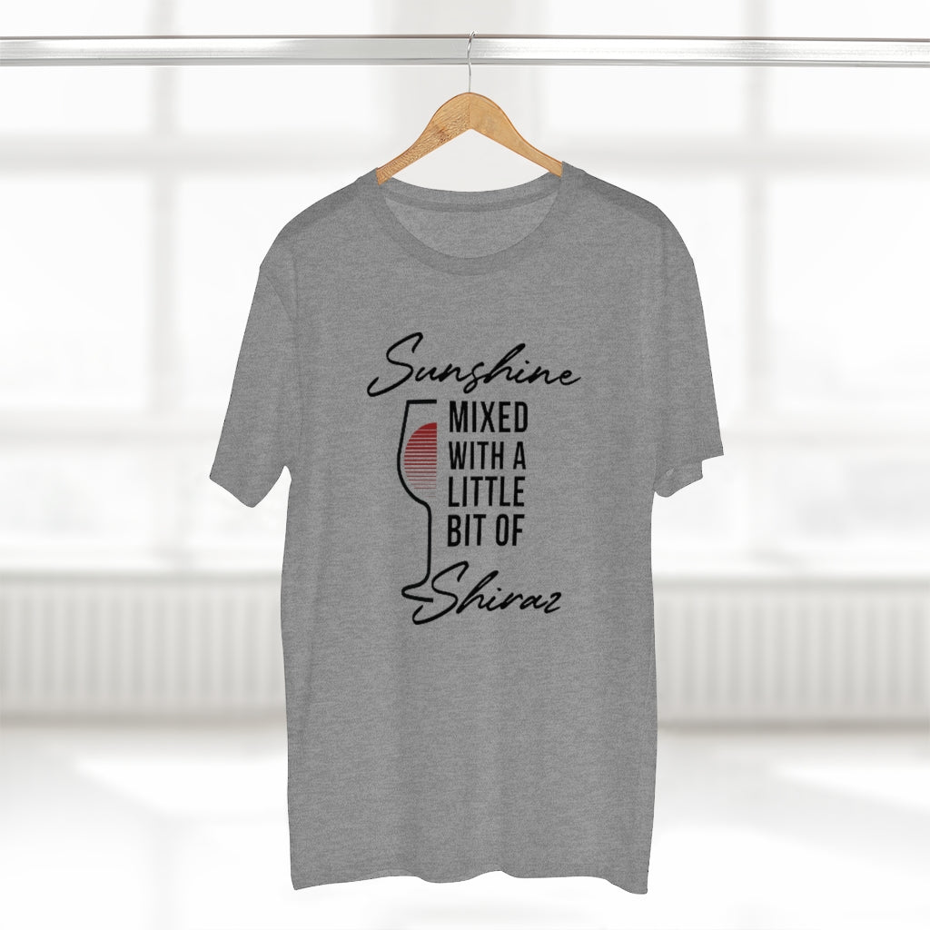 BNW.W Sunshine Shiraz Men&#39;s Staple Tee - Black Logo