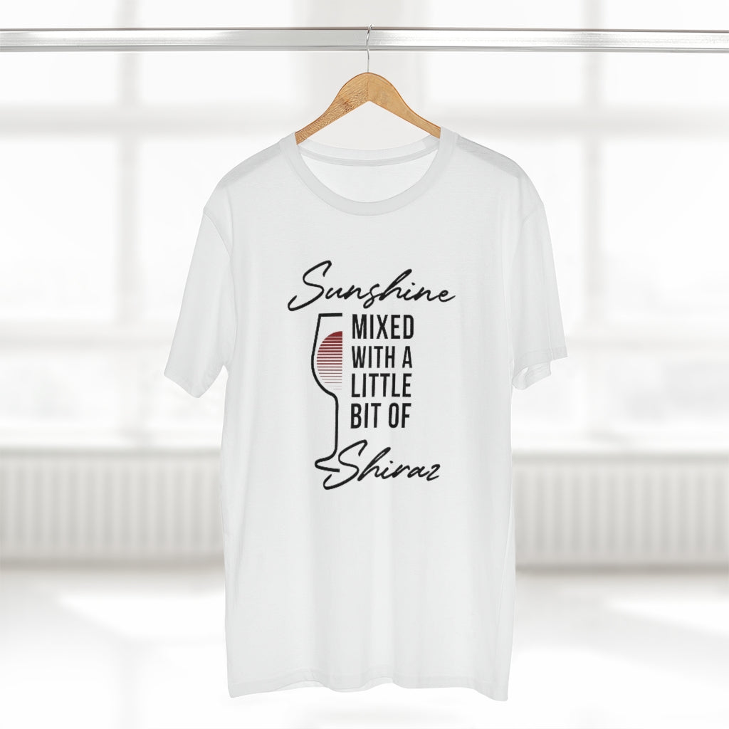 BNW.W Sunshine Shiraz Men&#39;s Staple Tee - Black Logo